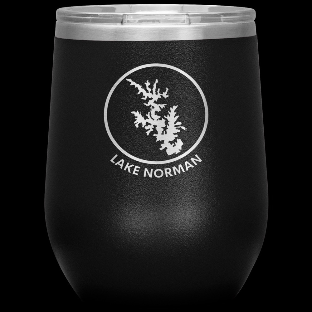 BLACK Lake Norman Insulated Wine Glass Tumbler